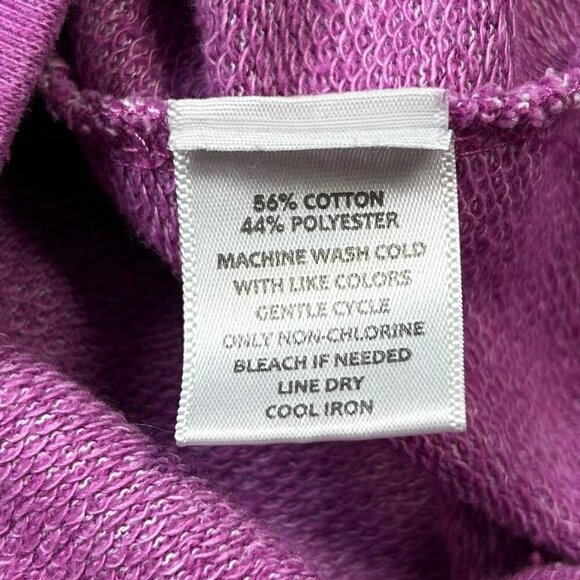 Buc-ees Small Women Sweatshirt Purple Soft Comfort Casual School - Picture 6 of 6